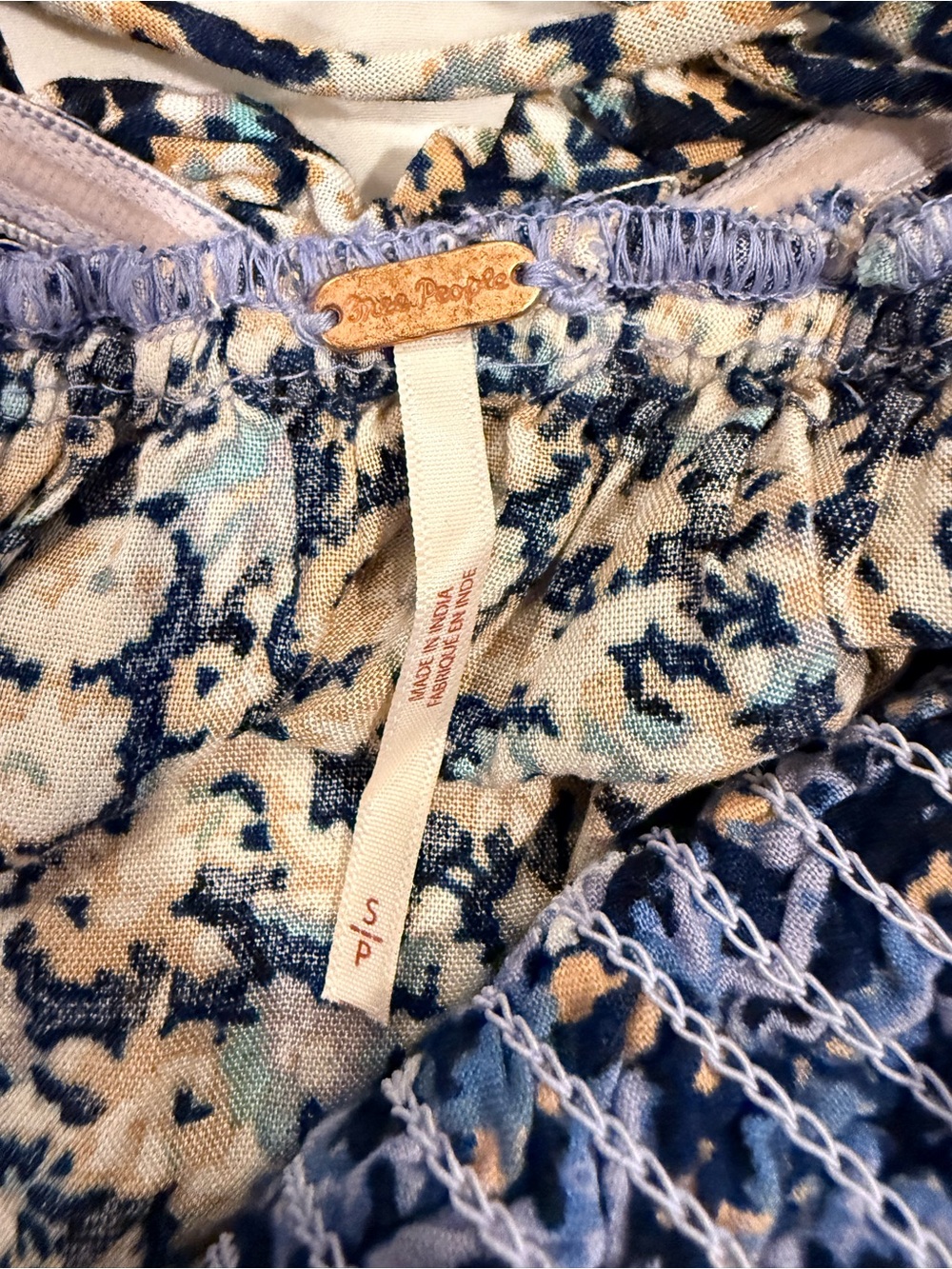 Free People Blue Floral Maxi Dress - Picture 15 of 15